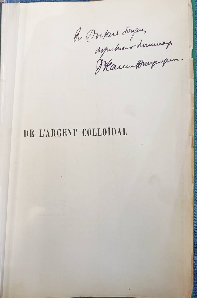 argent colloïdal 