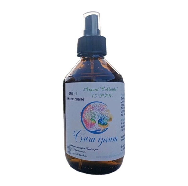 Argent colloïdal - 15ppm - Spray 250 ml - Cura ipsum