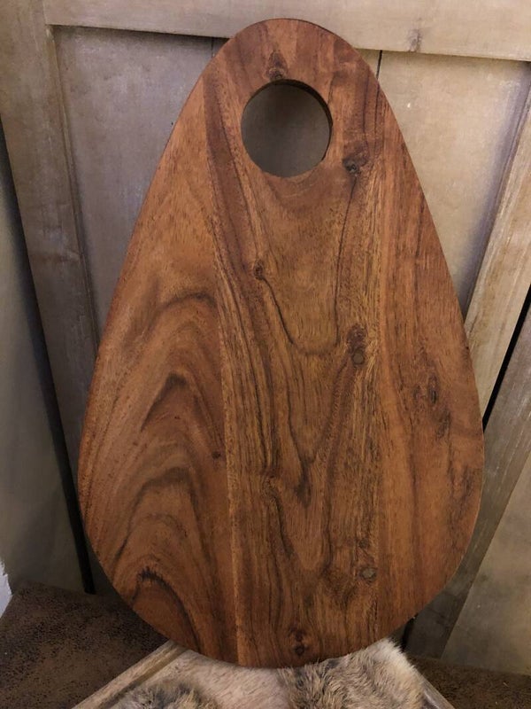 Tapasplank acacia ovaal