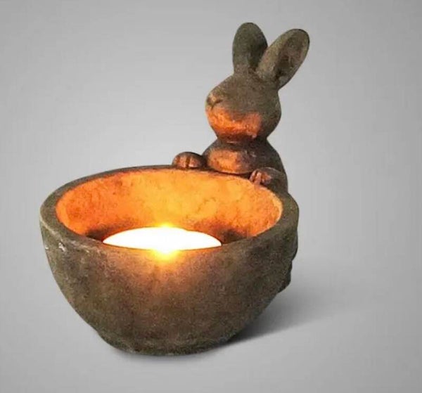 Brynxz Tealightcup Hare Surprise L Majestic Brown