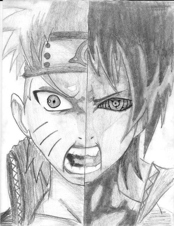 Naruto and Sasuke Sketch