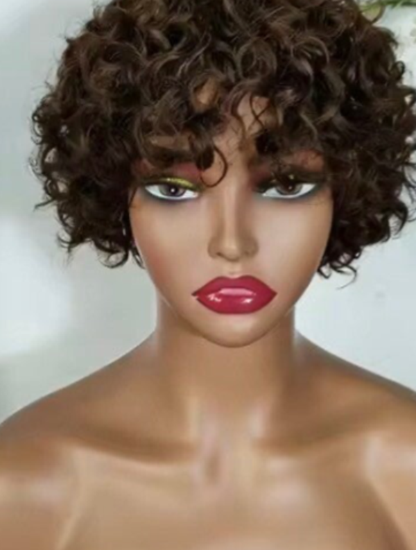 Curly Short Synthetic Wig