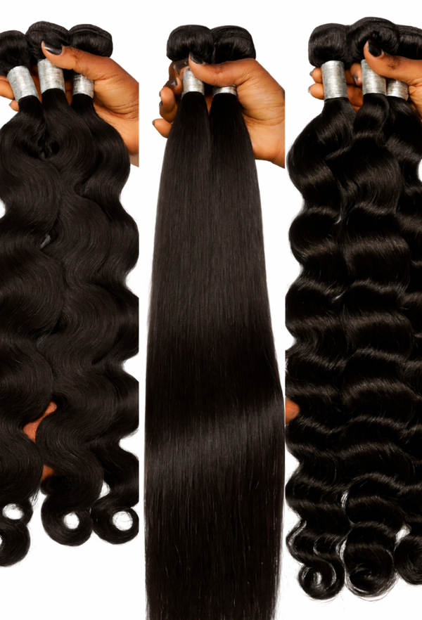 Super Double Drawn (SDD) Human Hair Bundles Grade 15A