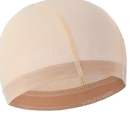Bamboo & Spandex Wig Cap  Biege – Comfortable, Breathable & Anti-Silicone
