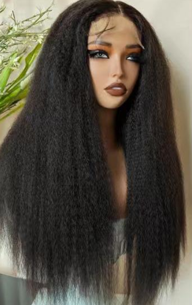 Esi Yaki Straight Black Synthetic Wig