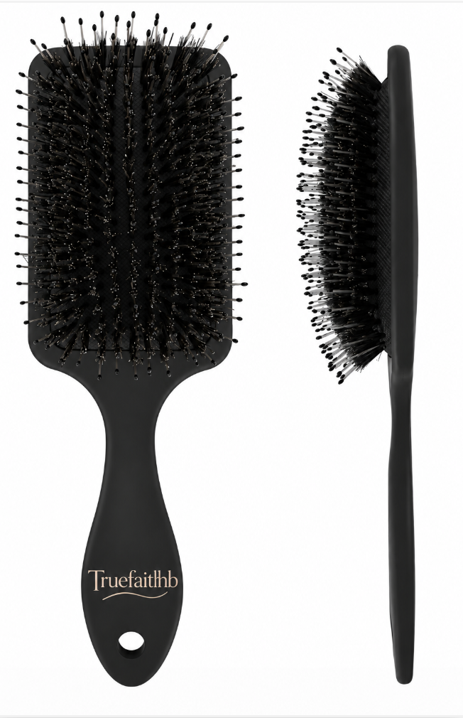 Paddle detangling brush
