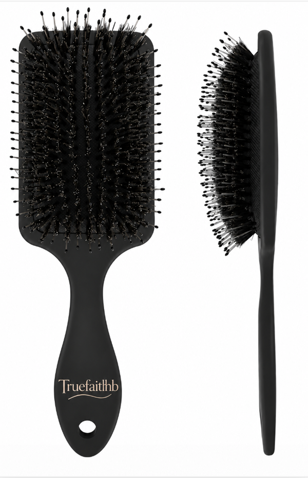Paddle detangling brush