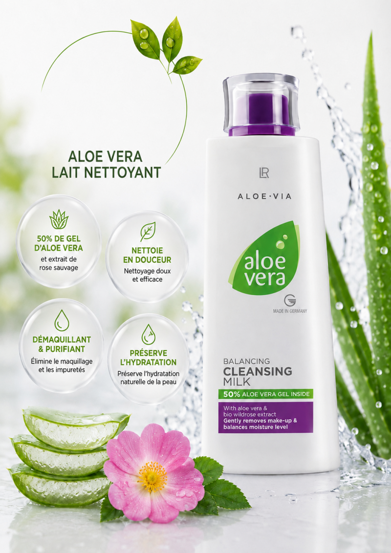 lait nettoyant aloe vera lr