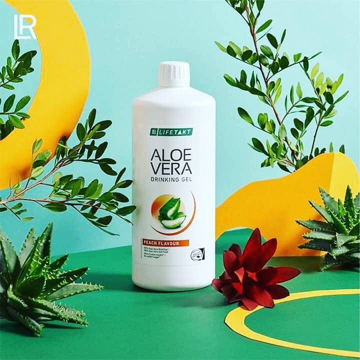 aloe vera drinking gel Goût pêche lr