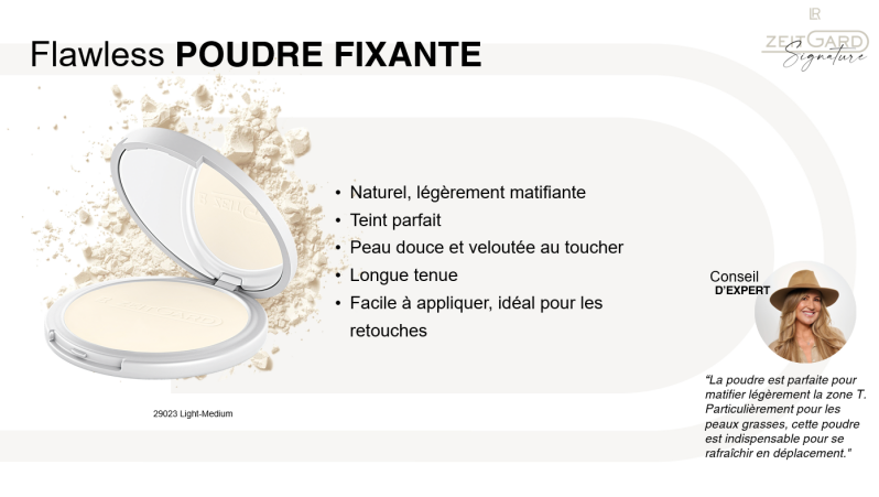 poudre fixante lr