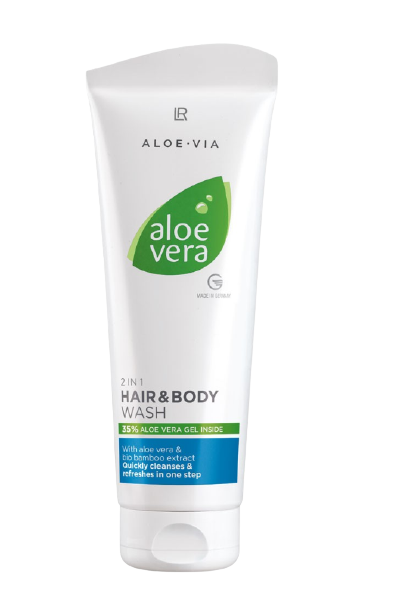 shampoing 2 en 1 cheveux & corps lr
