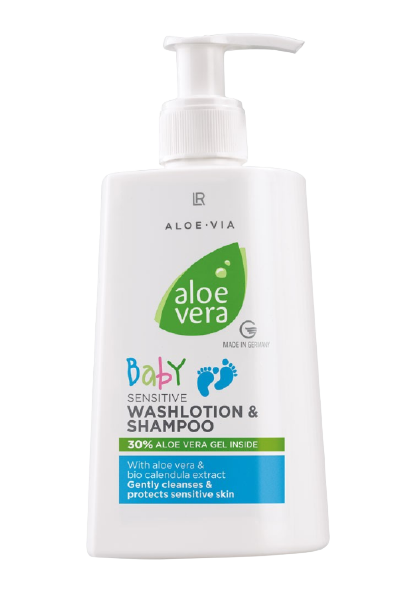 lotion lavante douce & shampoing pour bébé lr health beauty