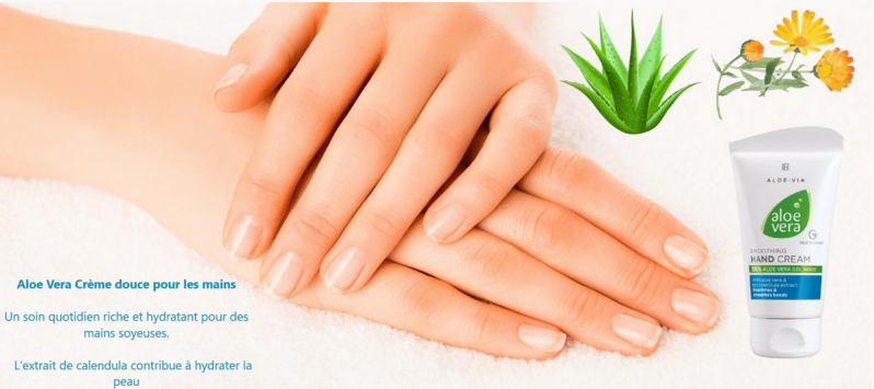 crème mains aloe vera lr health beauty