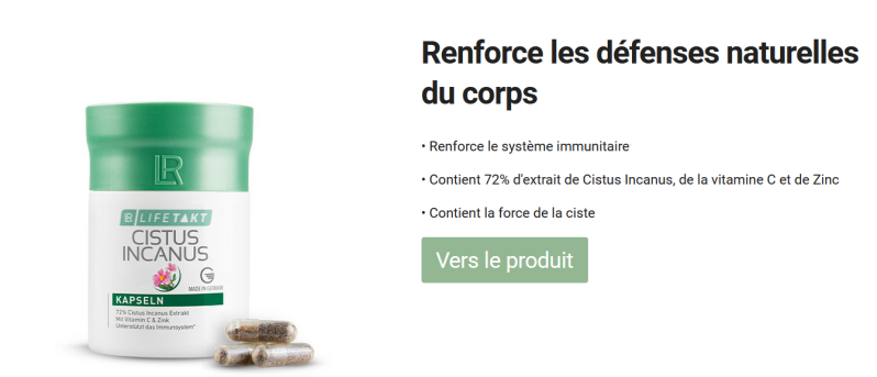 cistus incanus gélules lr health beauty