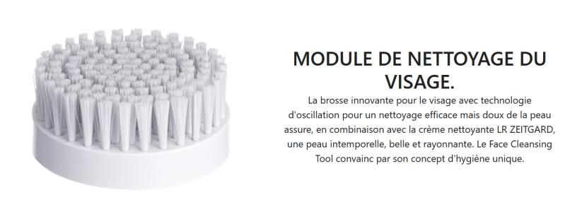 brosse nettoyante lr health beauty