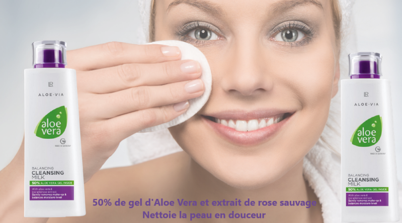 lait nettoyant démaquillant lr