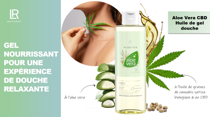 gel douche aloe vera cbd lr health beauty