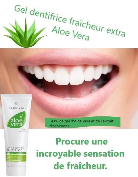 Dentifrice fraîcheur aloe vera lr health beauty