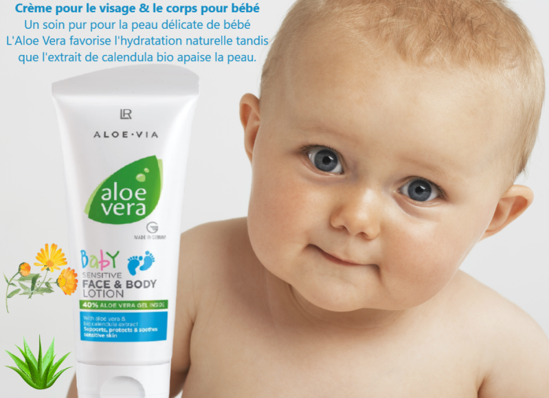 crème pour le visage & le corps pour bébé lr health beauty