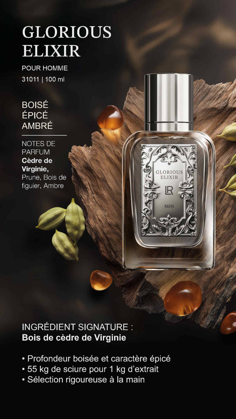 glorious elixir men lr parfum