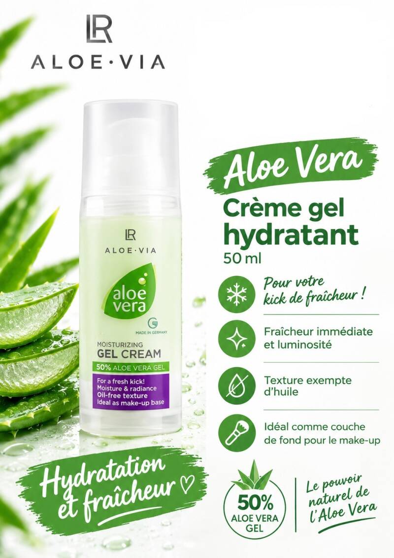 Crème gel hydratant aloe vera lr
