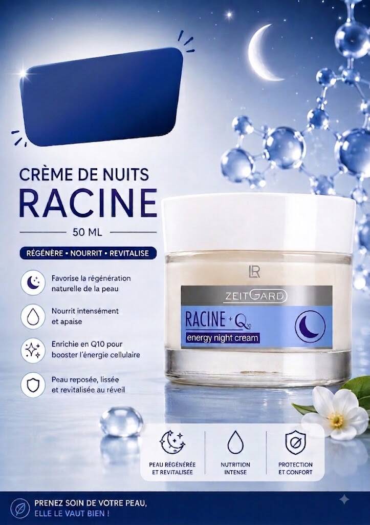  crème nuit racine Q10 lr health beauty
