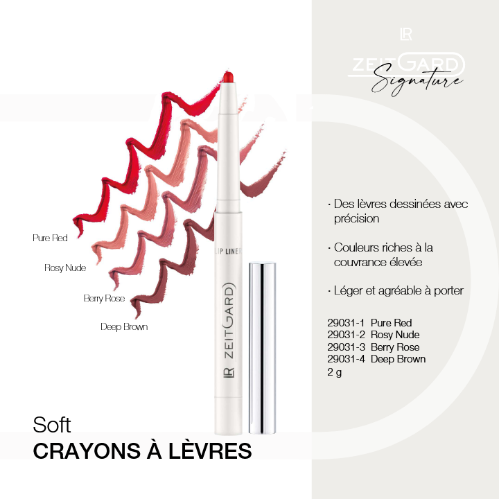 crayon lèvres lr zeitgard signature