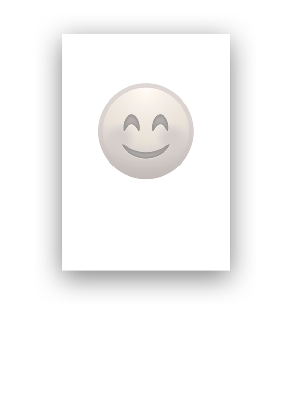 Kaart happy face emoji