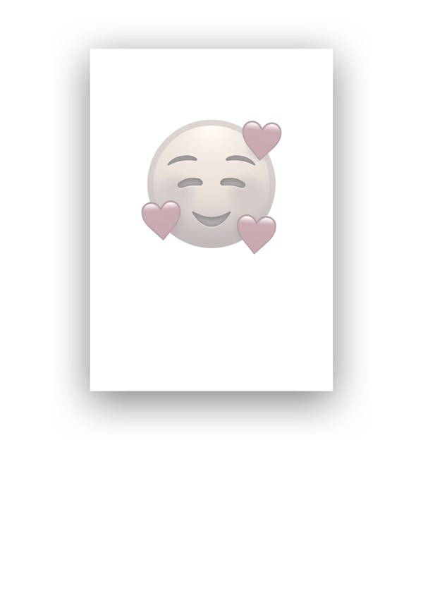 Kaart liefde emoji