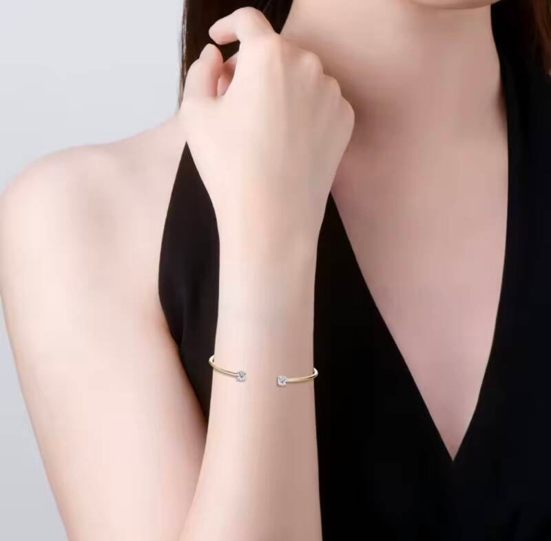 Bracelet diamant de laboratoire