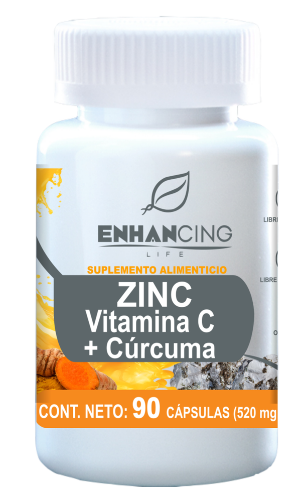 ZINC, Vitamina C y Cúrcuma