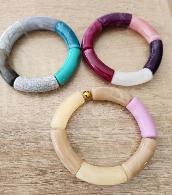 Les bracelets perles tubes