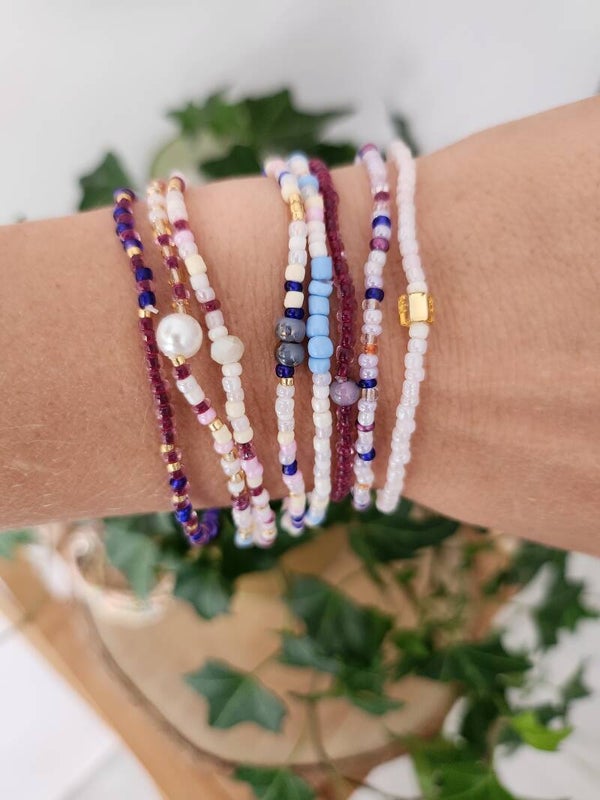 Bracelets en perles de rocaille