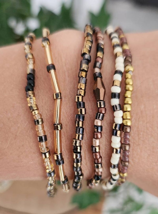 Bracelets perles de rocailles