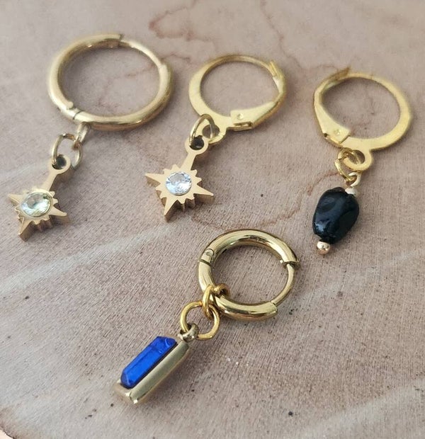 Boucles d'oreilles Les solitaires