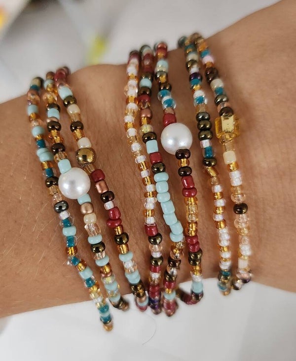 Les bracelets rocailles