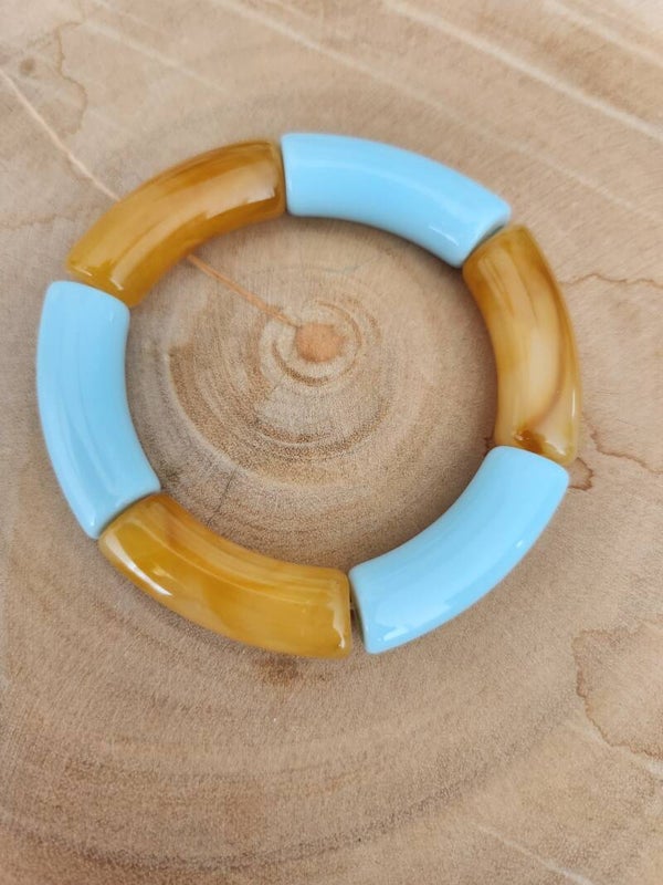 Bracelets perles tubes