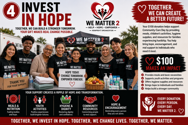 $100 — "Invest in Hope"