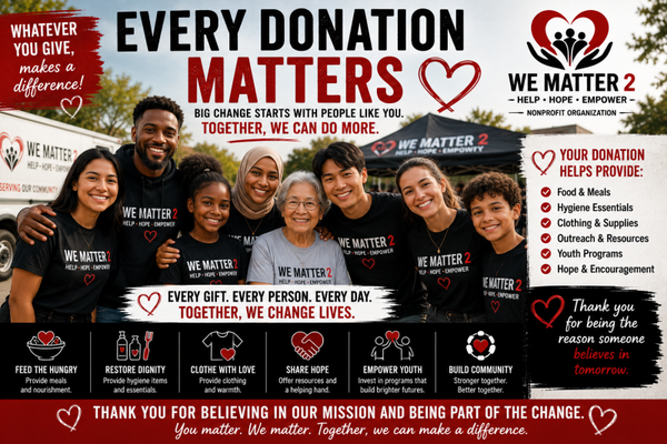 $5 — "Every Donation Matters."