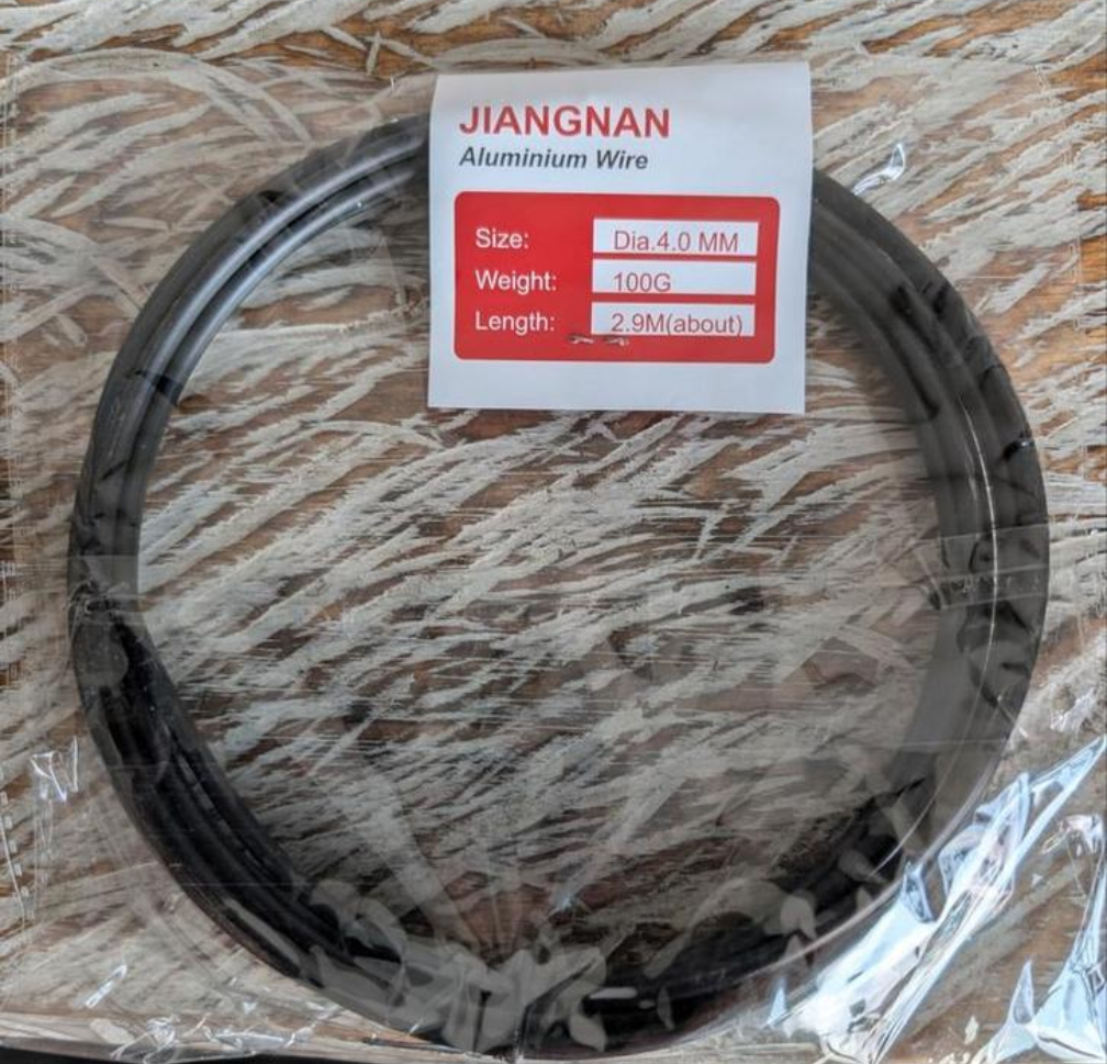 Aluminium bonsai draad 4.0mm 2.9mtr