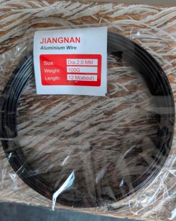 Aluminium bonsai draad 2.0mm 12 mtr