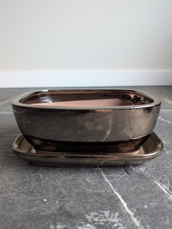 Bonsai Pot 21x16x8cm met schotel