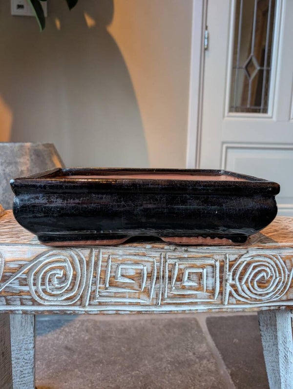 Bonsai Pot Geglazuurd Blauw 28 x 17.5 x 8