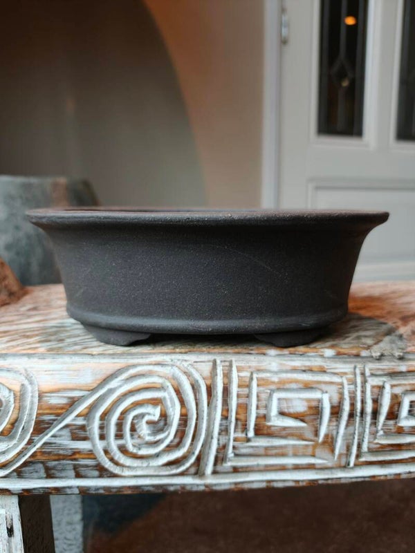 Bonsai pot ovaal ongeglazuurd 29.3 x 21 x 10.5cm