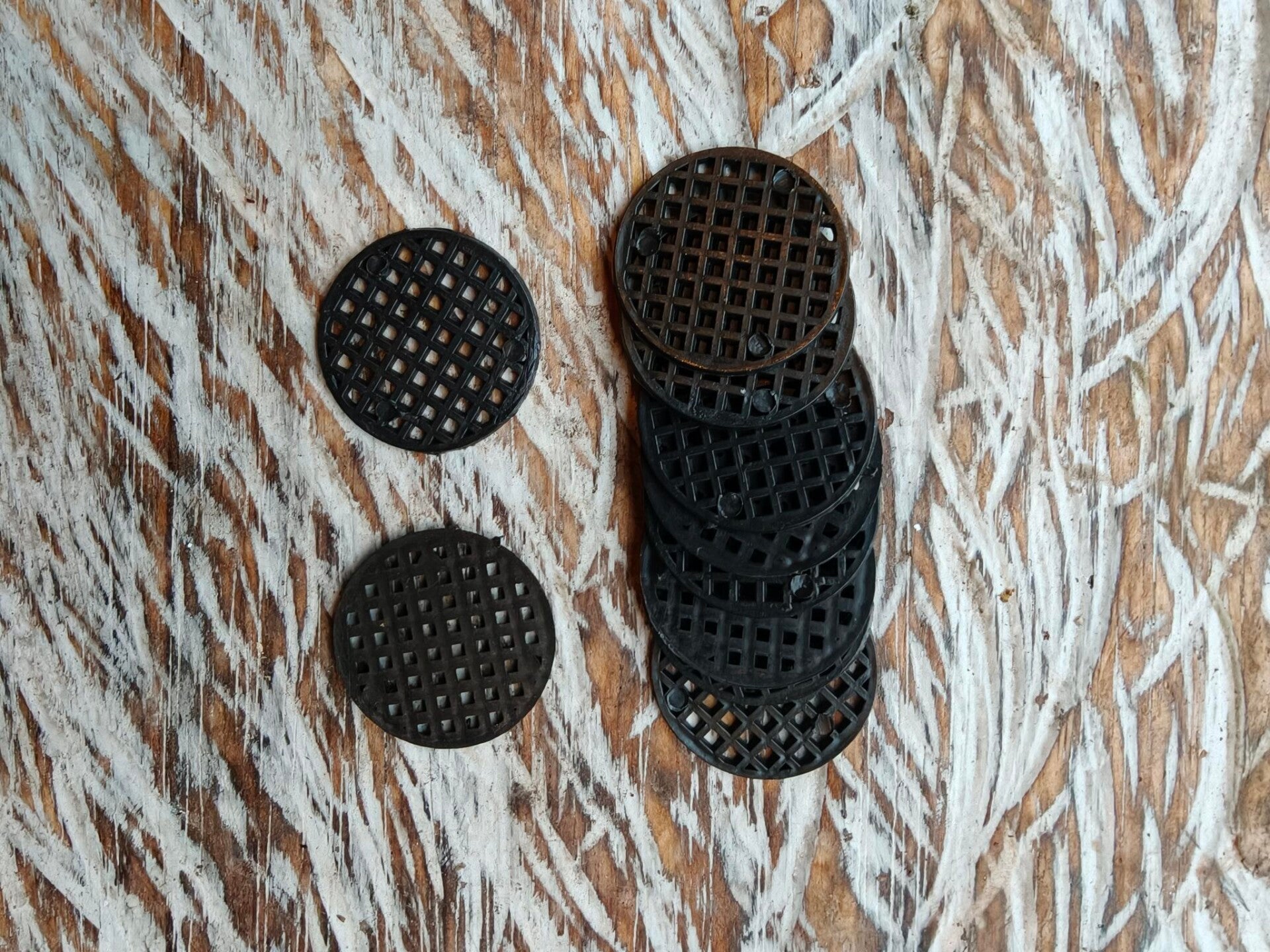 10 stuks kunststof Gaas voor pot 25mm