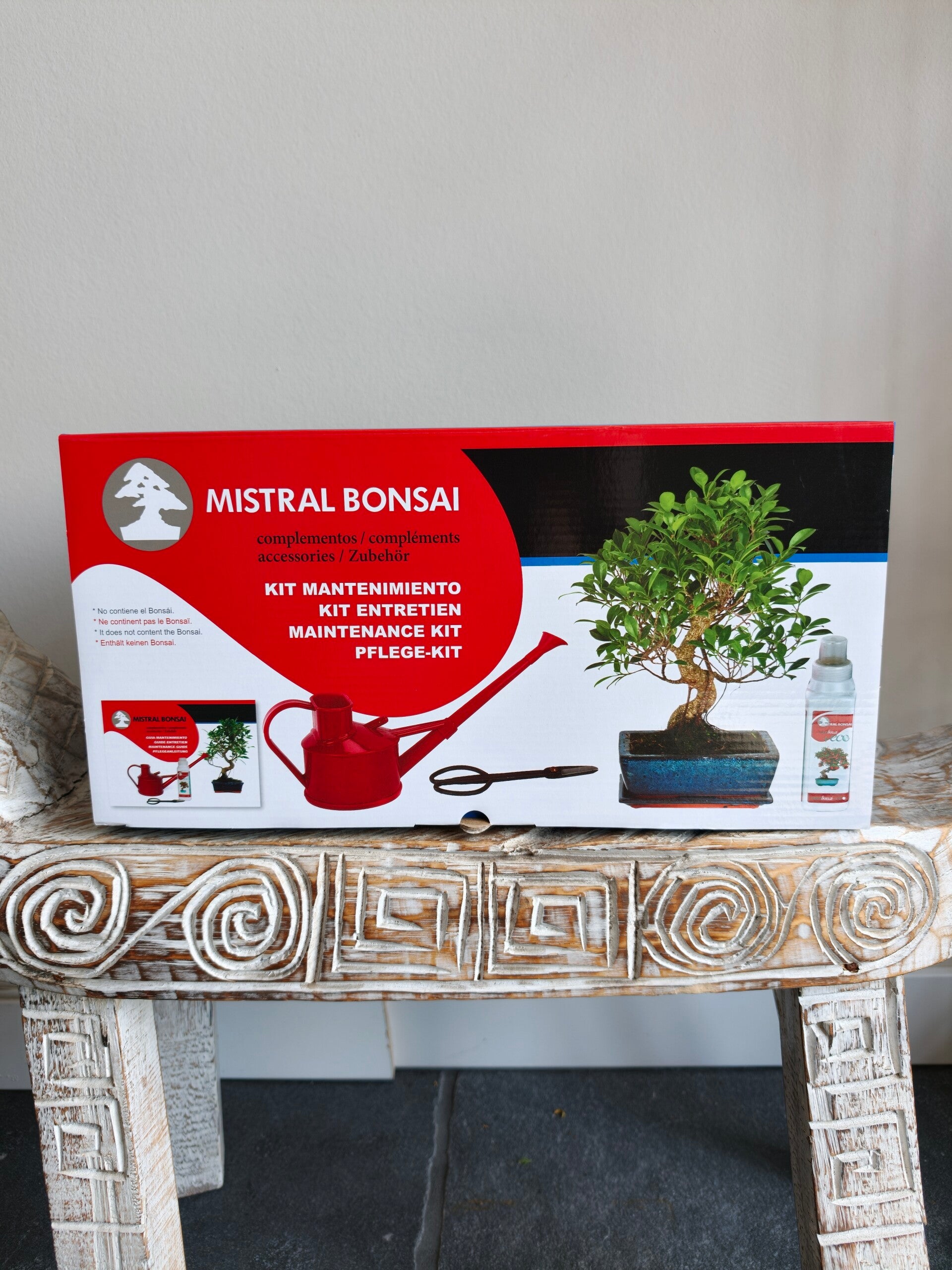 Bonsai Onderhoud Set, Gieter-Schaar-Voeding