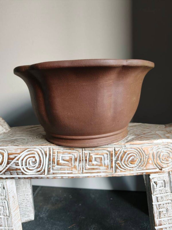 Japanse Semi Cascade bonsai pot 34.5 x 34.5 x 18