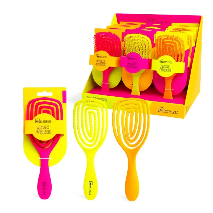 Neon Maze haarborstel