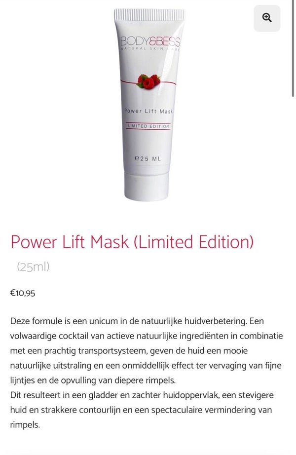 Power lift mask