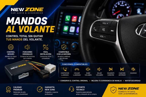 MANDOS AL VOLANTE SENCILLOS